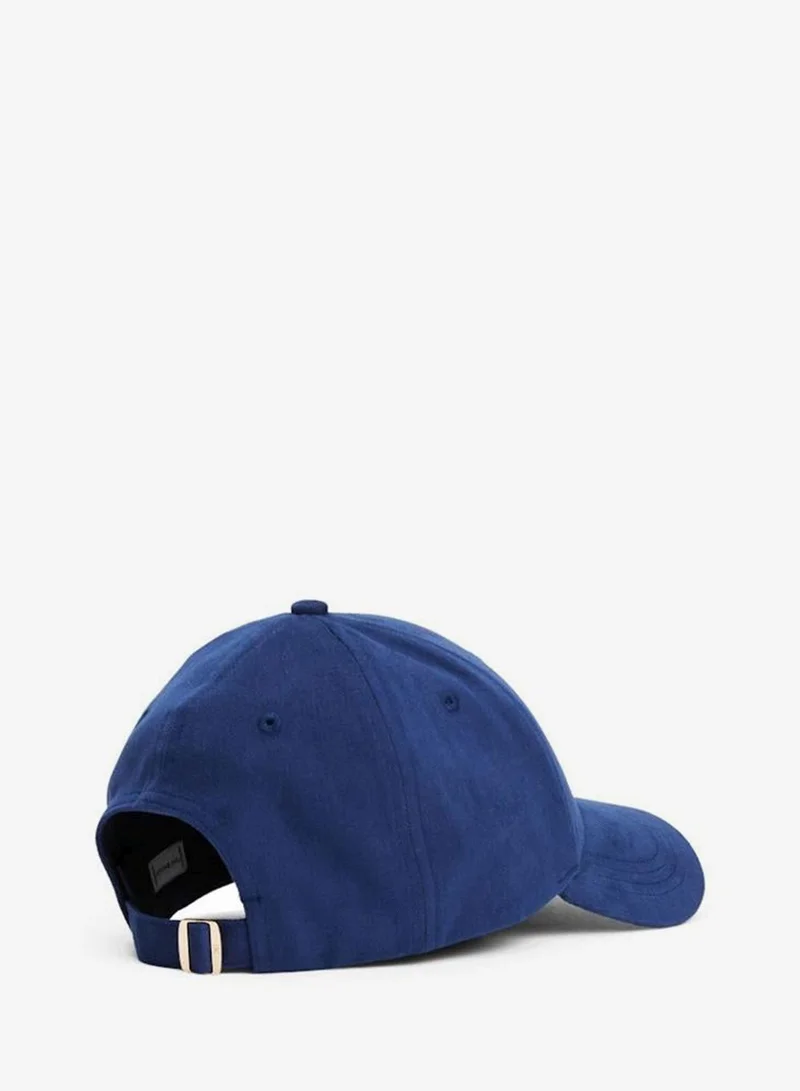 TOMMY HILFIGER Blue Elevated Chic Curved Peak Cap for Women | Best Price UAE