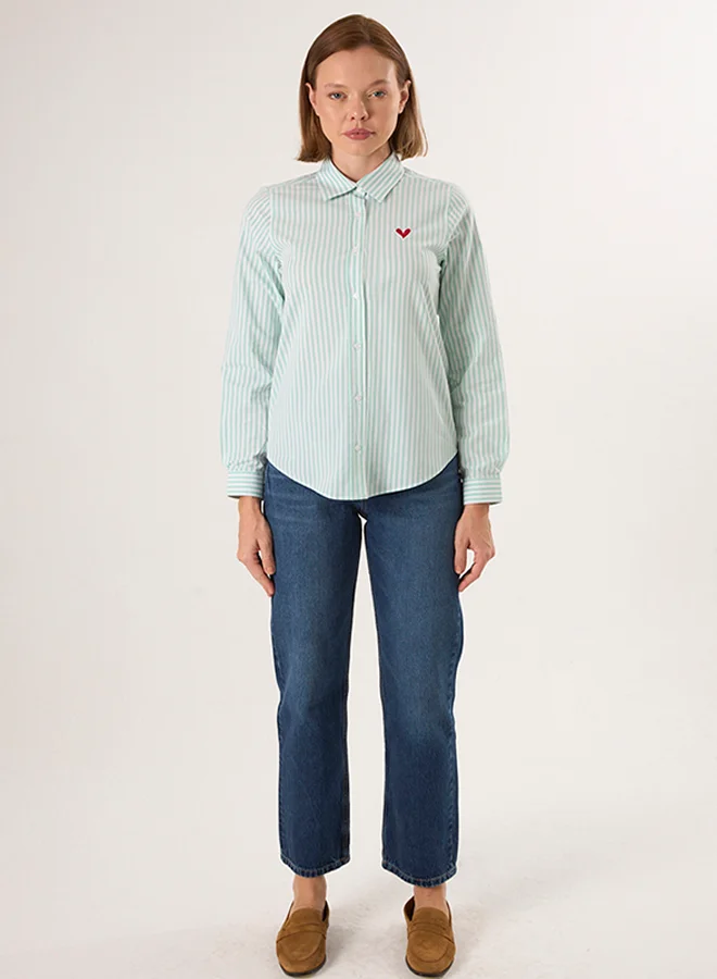 FELIX HARDY Striped Long Sleeve Shirt