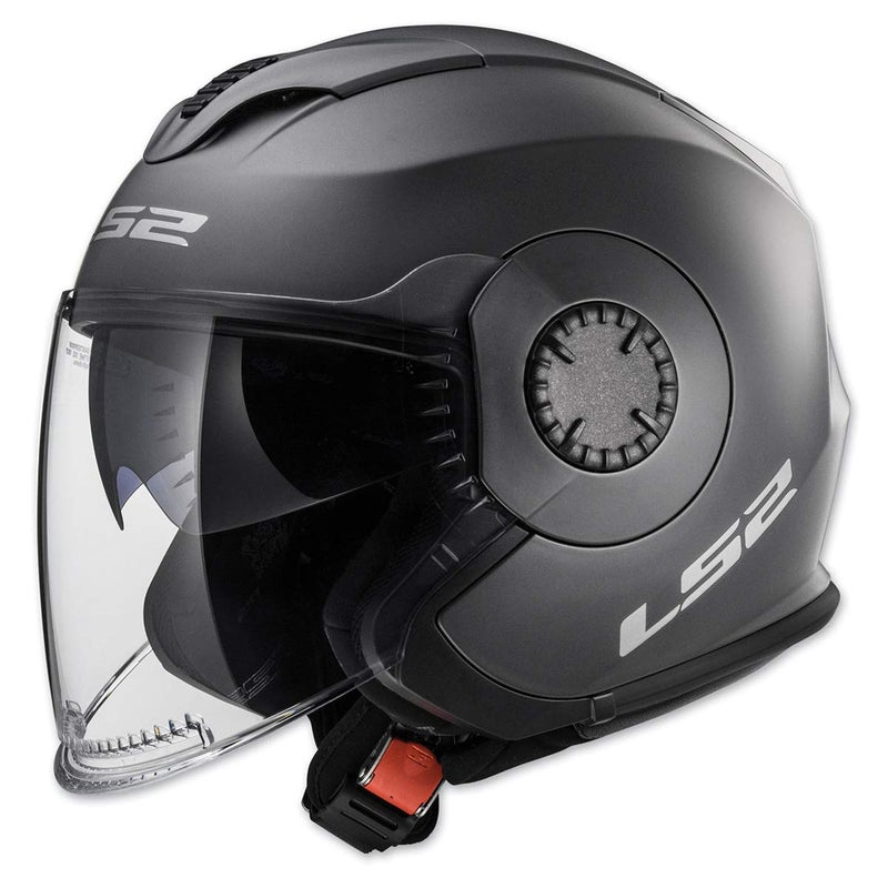 LS2 Helmets Open Face Verso Helmet Matte Titanium XSmall