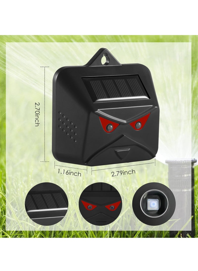 SYOSI - Solar Animal Repeller,Deter Nighttime Invaders with Flashing Red Lights,Humane and Effective,Coyote Repellent Devices Waterproof for Fox, Skunk from Yard Farm - Image 1