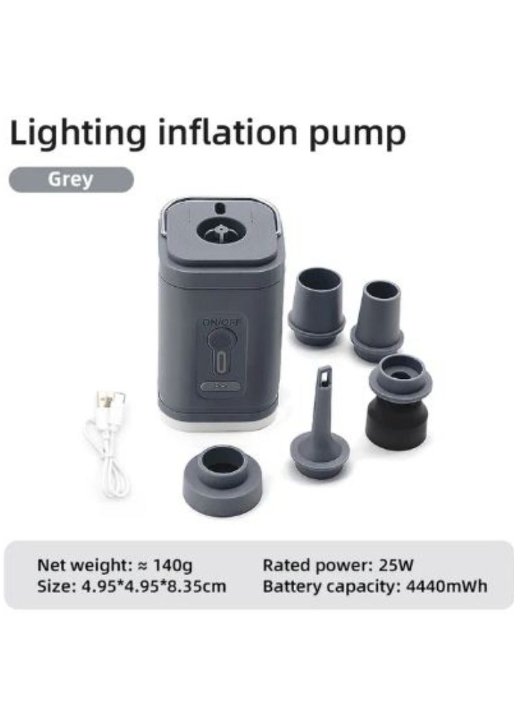 AROAQ Electric Air Pump Portable Wireless Air Compressor Inflator/Deflator Pumps for Inflatable Cushions Air Beds Boat Swimming Ring  - Image 1