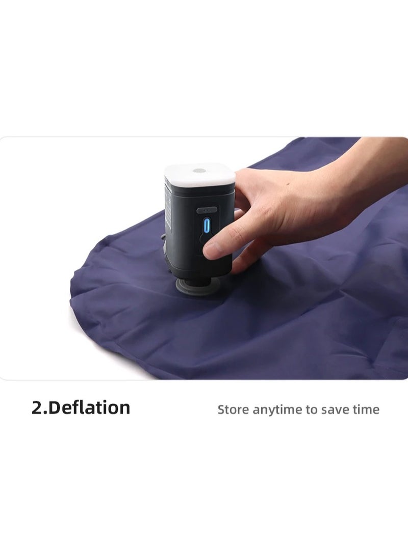 AROAQ Electric Air Pump Portable Wireless Air Compressor Inflator/Deflator Pumps for Inflatable Cushions Air Beds Boat Swimming Ring  - Image 5