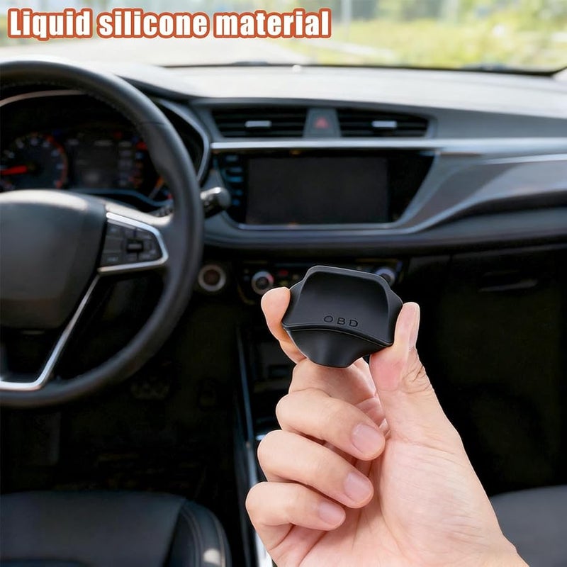 غطاء واقي لمنفذ OBD الأسود للحماية من الغبار للسيارات والعربات والشاحنات وسيارات الدفع الرباعي - Image 3