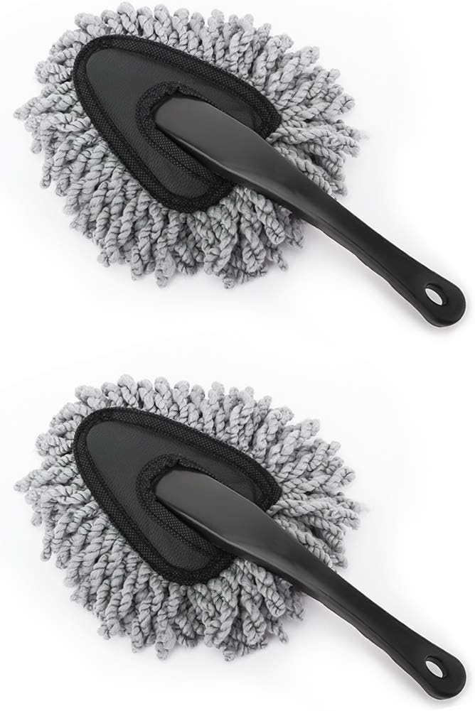 MoKo 2 Pack Soft Microfiber Car Cleaning Brush - Image 1