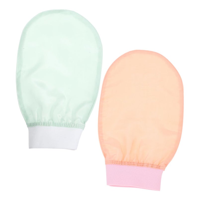 Exfoliating Bath Mitts Gloves For Deep Skin Cleansing Gentle Skin Home And Spa Use - Image 2