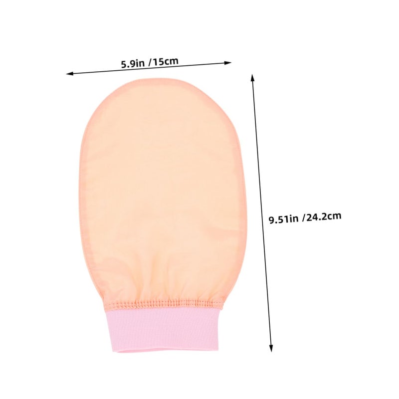 Exfoliating Bath Mitts Gloves For Deep Skin Cleansing Gentle Skin Home And Spa Use - Image 3