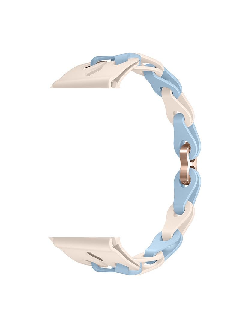 Y&D For Apple 42/44/45/49mm Fashion Hollow Silicone Bracelet Strap - Image 1