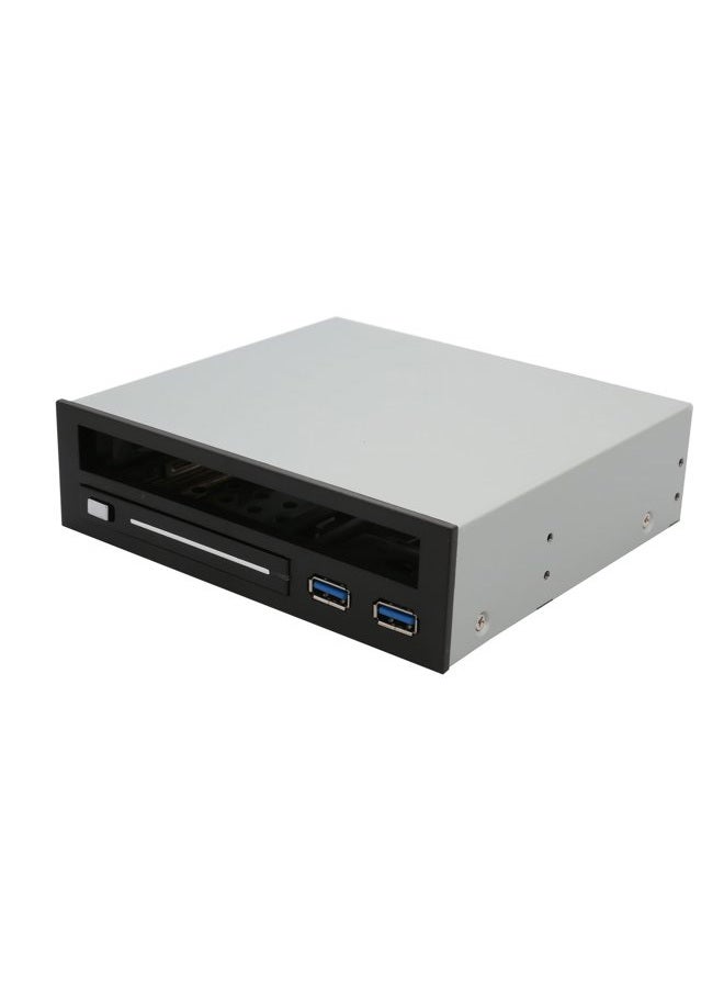 Syba 5.25" Bay Adapter for Slim Optical Drive, 2.5" Trayless Rack for Hard Drives HDD SSD, USB Hub - SY-MRA55005 - Image 5