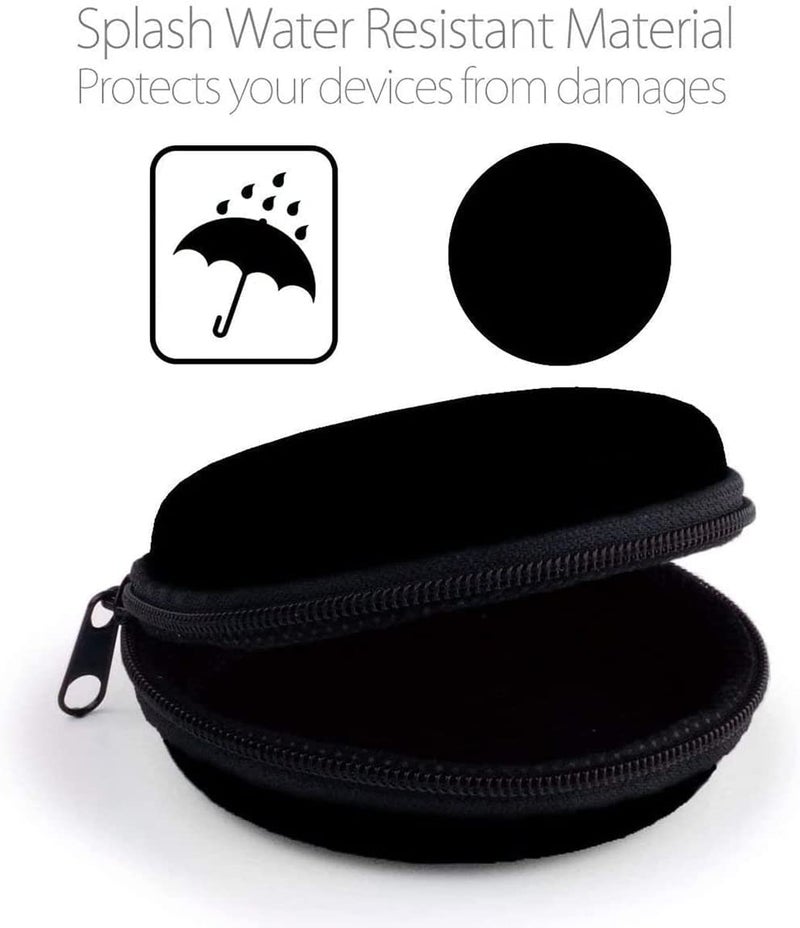 SKYCELL Earphone Case Pouch for Wired Earphone Black Pack of 1 - Image 3