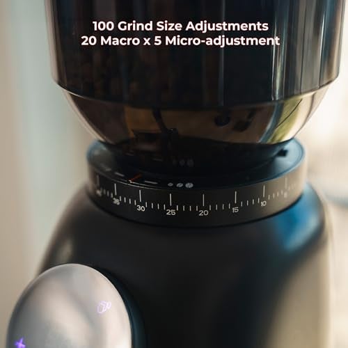 MiiCoffee GF64 Coffee Grinder (Black) - Image 5