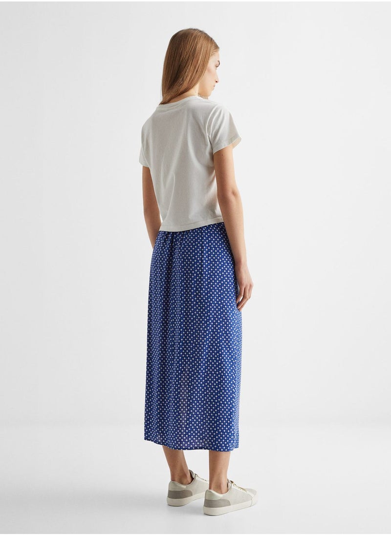 MANGO - Youth Floral Print Skirt - Image 1