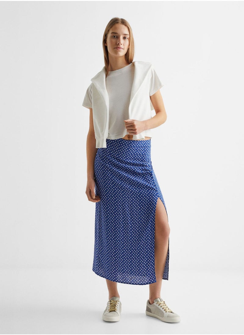 MANGO - Youth Floral Print Skirt - Image 1