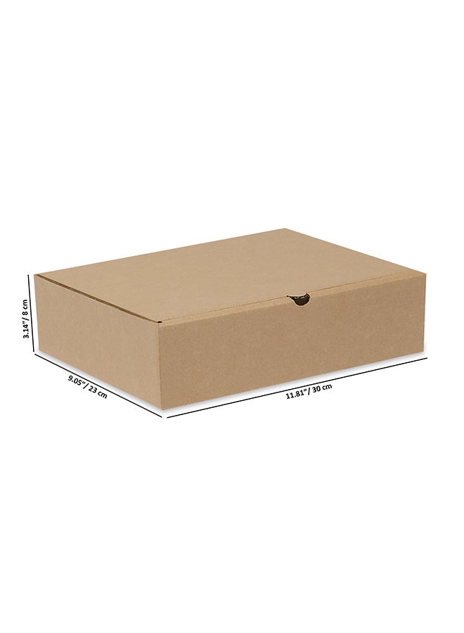 ايست من نون Pack of 10 Corrugated 3ply Cardboard Moving Boxes, Size- 30L x 23W x 8H cm. Multi-Use Brown Boxes for Packaging, Shipping, Storage and Organizing - Image 4