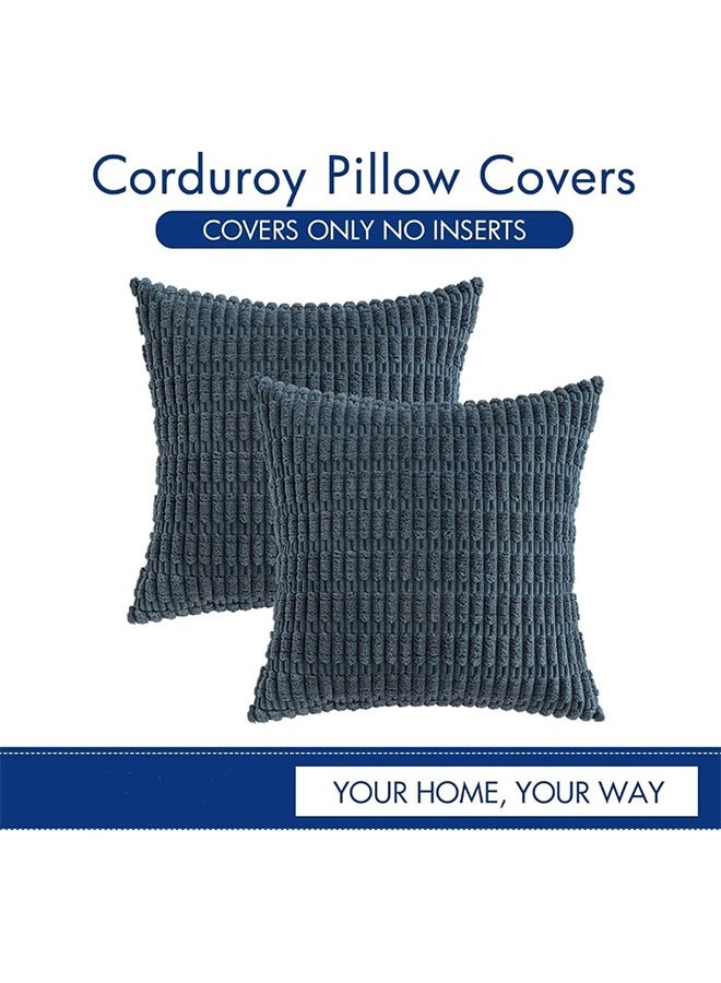 MVAQKLM  2 Pack Cushion Covers Soft Cozy Plush Short Faux Wool Velvet Decorative Sofa Throw Pillow Covers Luxury Cushion Case Pillow Shell for Couch Sofa Bedroom Pillow Square 45X45cm（18X18inch） - Image 4