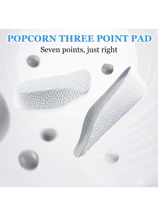 2Pair Orthopedic High Pads, Height Increase Insoles For Men u0026 Women, Arch Support Insoles, Adjustable Heel Lift, Shock Absorption Heel Lift Insole To Make You Talle(Gray) (0.59in/1.5cm) - Image 2
