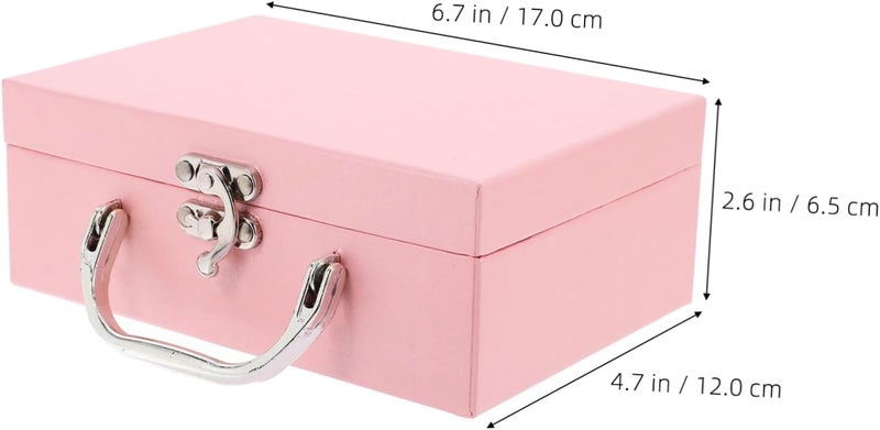 VOSAREA Multi- Storage Box Stationery Organizer Handle Lightweight and Easy to Carry - Image 2