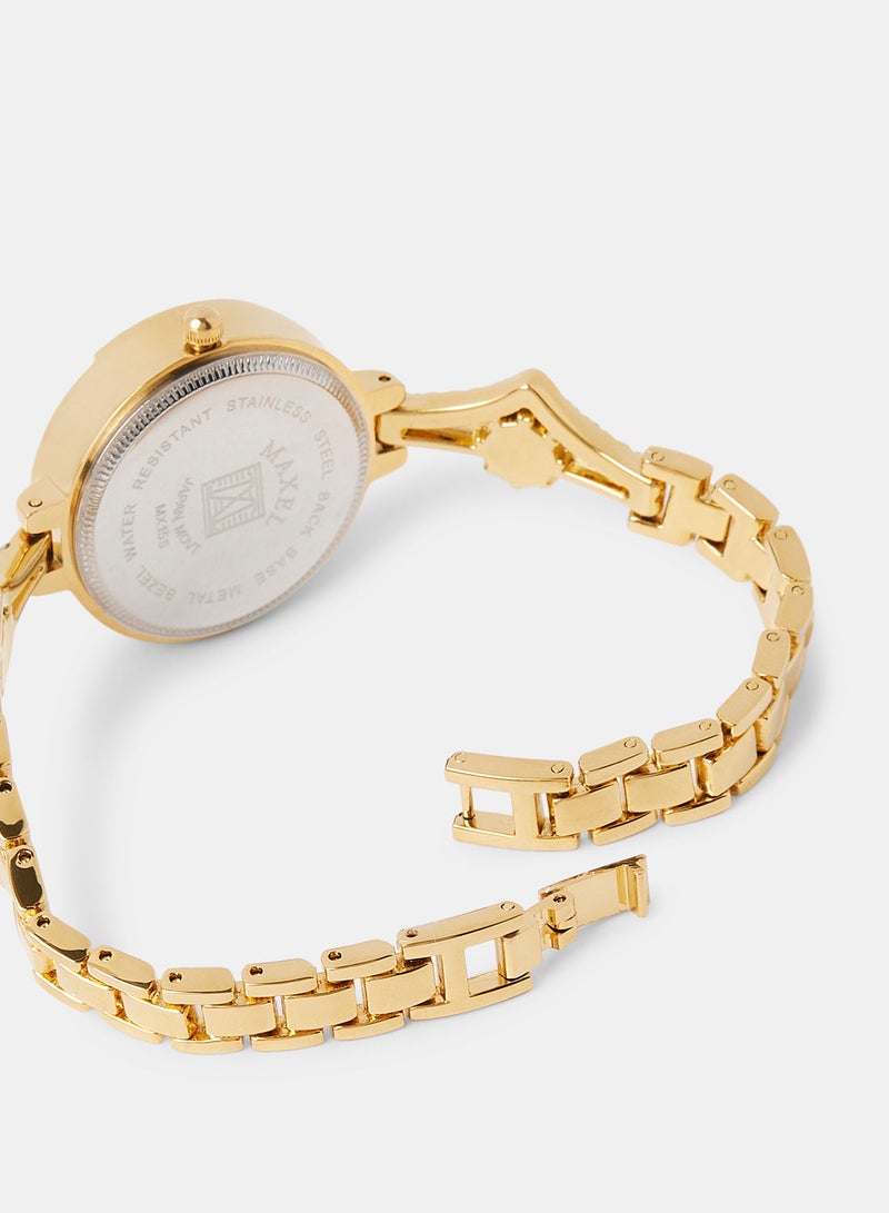 Maxel Women's Fashion And Elegant Waterproof Analog Wrist Watches MX265 - 28mm - Image 3