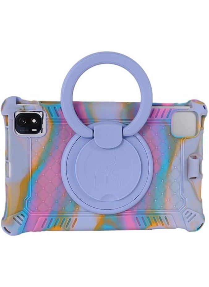 Compatible with TCL 10 Tab max 4G 10.36 Silicon Case Stand Cover with Should Strap for TCL Tab Max 4G 9295G 9296G (Colored Purple) - Image 3