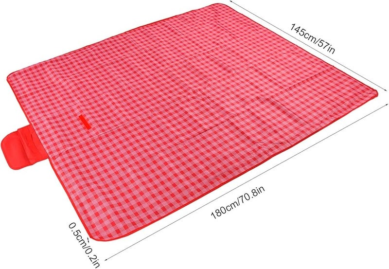 بطانية نزهة إضافية كبيرة من قماش أكسفورد مقاومة للرمل قابلة للطي لـ 6-8 أشخاص مع حقيبة تخزين - Image 4