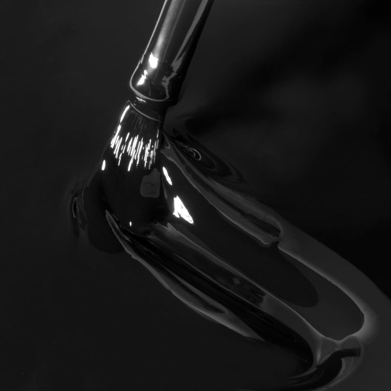 Dazzle Dry Nail Lacquer (Step 3) - Midnight Express - A blackest black. Full coverage cream. (0.5 fl oz) - Image 3