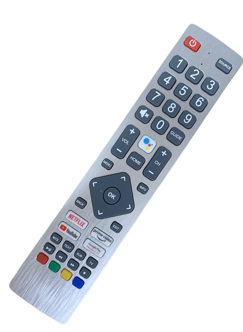 New Replacement Remote Control, Remote Control Fit, Universal Remote Control Compatible with Sharp Aquos UHD Smart TVs, SHW/RMC/0133 Remote Control with Google Play, Prime Video, NETFLIX - Image 3