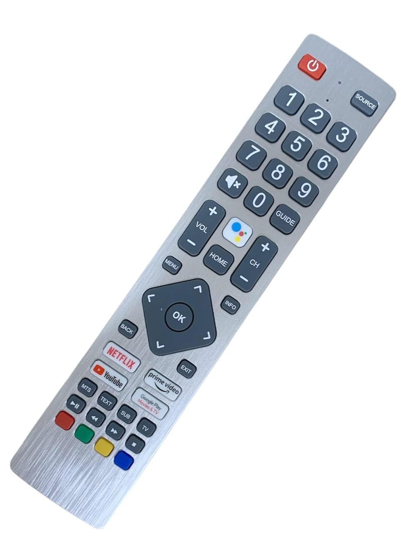 New Replacement Remote Control, Remote Control Fit, Universal Remote Control Compatible with Sharp Aquos UHD Smart TVs, SHW/RMC/0133 Remote Control with Google Play, Prime Video, NETFLIX - Image 4