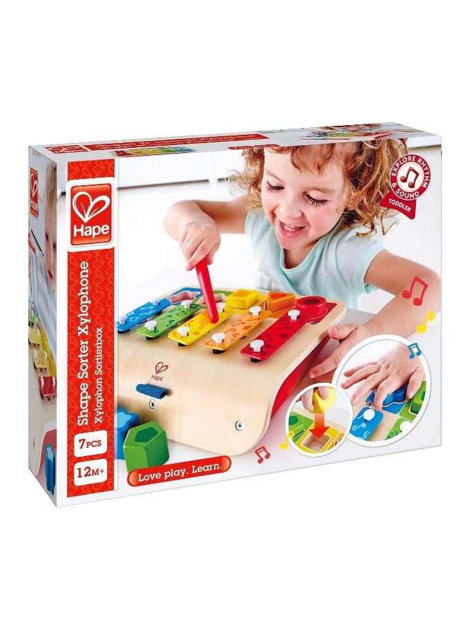 Hape مُصنّف الأشكال إكسيليفون (7 قطع) - Image 2