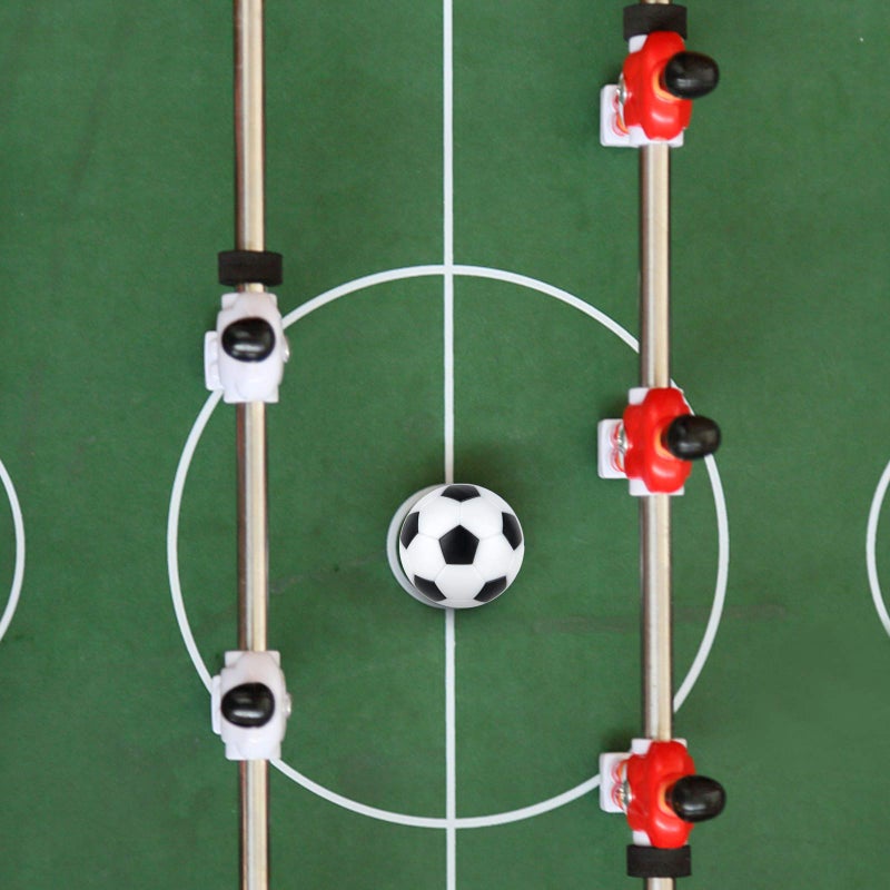 Coopay 18 Pieces 32mm Foosball Balls Table Football Soccer Replacement Balls Multicolor Official Tabletop Game Balls with a Black Drawstring Bag (Black/White Pentagon) - Image 4