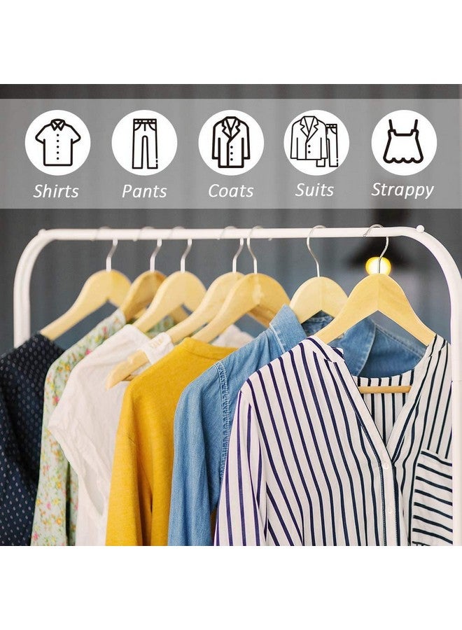 Evolluxi Lotus Wooden Hangers, Solid Wood Shirt Hangers,Dress Coat Jacket Clothes Hangers,with Extra Smooth Finish, 360 Degree Swivel Hook(Retro) (Beige, 24) - Image 5