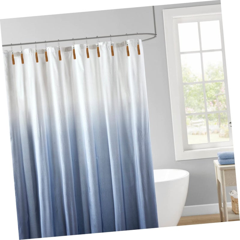 12pcs Stainless Steel Tassel Shower Curtain Hooks for Bathroom Decorative Rod - Image 5