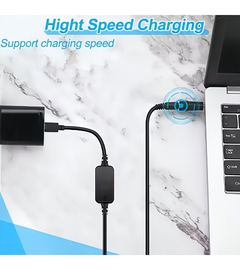 Black Adjustable Voltage PD Fast Charging Cable 5 20V for Laptop - Image 5