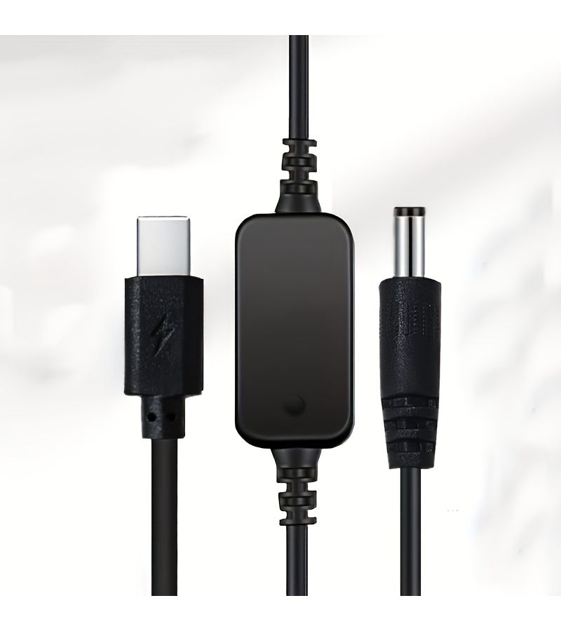 Black Adjustable Voltage PD Fast Charging Cable 5 20V for Laptop - Image 3