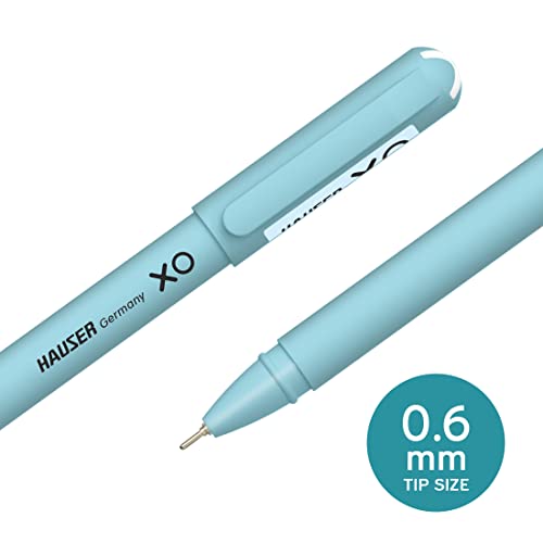 Hauser Germany XO Ball Pen Box Stand Pack | Tip Size 0.7 mm | Comfortable Grip With Smudge Free Writing | Sturdy, Refillable Pen | Blue, Black & Red Ink, Pack of 100 - Image 3