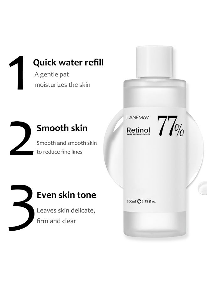 LANEMAY Toner Pengencang Kulit 77% Soothing Toner Pelembab Retinol Toner Mengecilkan Pori-pori Cocok Untuk Semua Jenis Kulit - Image 4