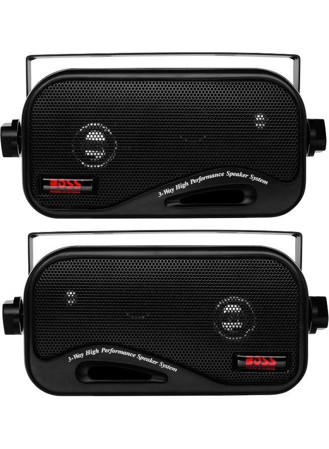 BOSS AUDIO SYSTEMS BOSS Audio Systems AVA6200 Enclosed Speaker System - 3-Way, 200 Watts Max Power Per Pair  - Image 1