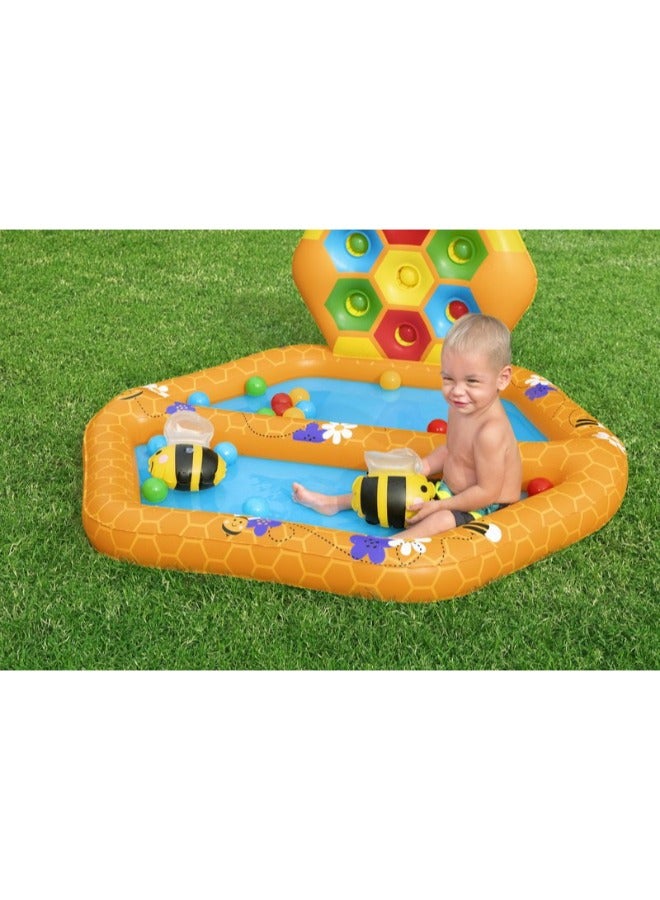بست واي 50 بوصة × 47 بوصة × 24 بوصة/1.27 م × 1.19 م × 61 سم حوض سباحة للأطفال وحفرة كروية من ليل بيهايف - Image 2