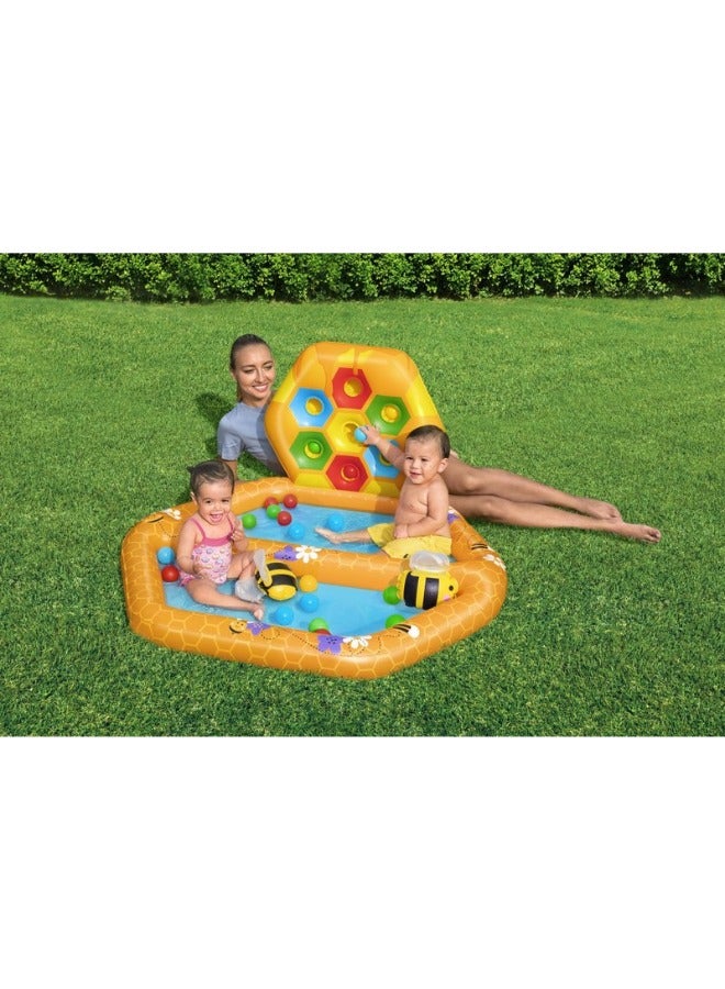 بست واي 50 بوصة × 47 بوصة × 24 بوصة/1.27 م × 1.19 م × 61 سم حوض سباحة للأطفال وحفرة كروية من ليل بيهايف - Image 3