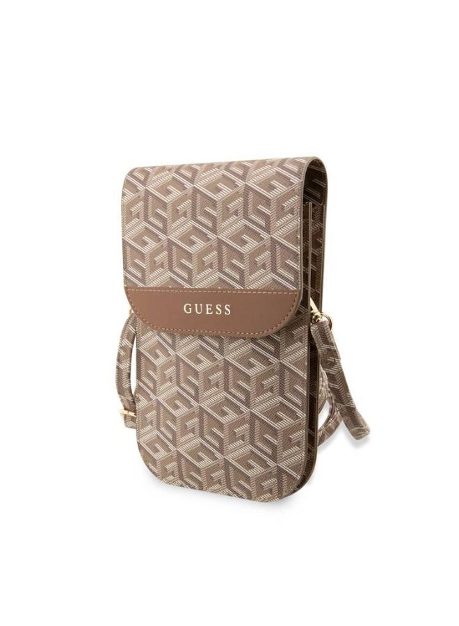 GUESS Guess Gcube Stripe Wallet Bag - Image 5