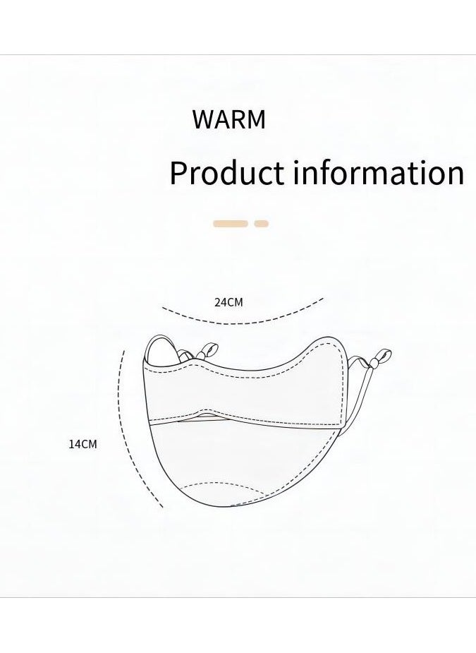 Generic 2-Piece Breathable UV UPF50+ Face Mask Washable Reusable Windproof Sun Protection Sports Face Mask For outdoor  - Image 4