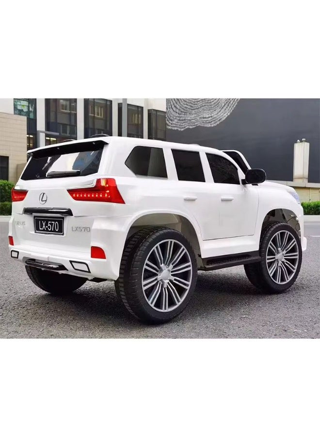 Electric Jeep for Kids - Two Motors - Lexus Design - Remote Control, Bluetooth - Image 2