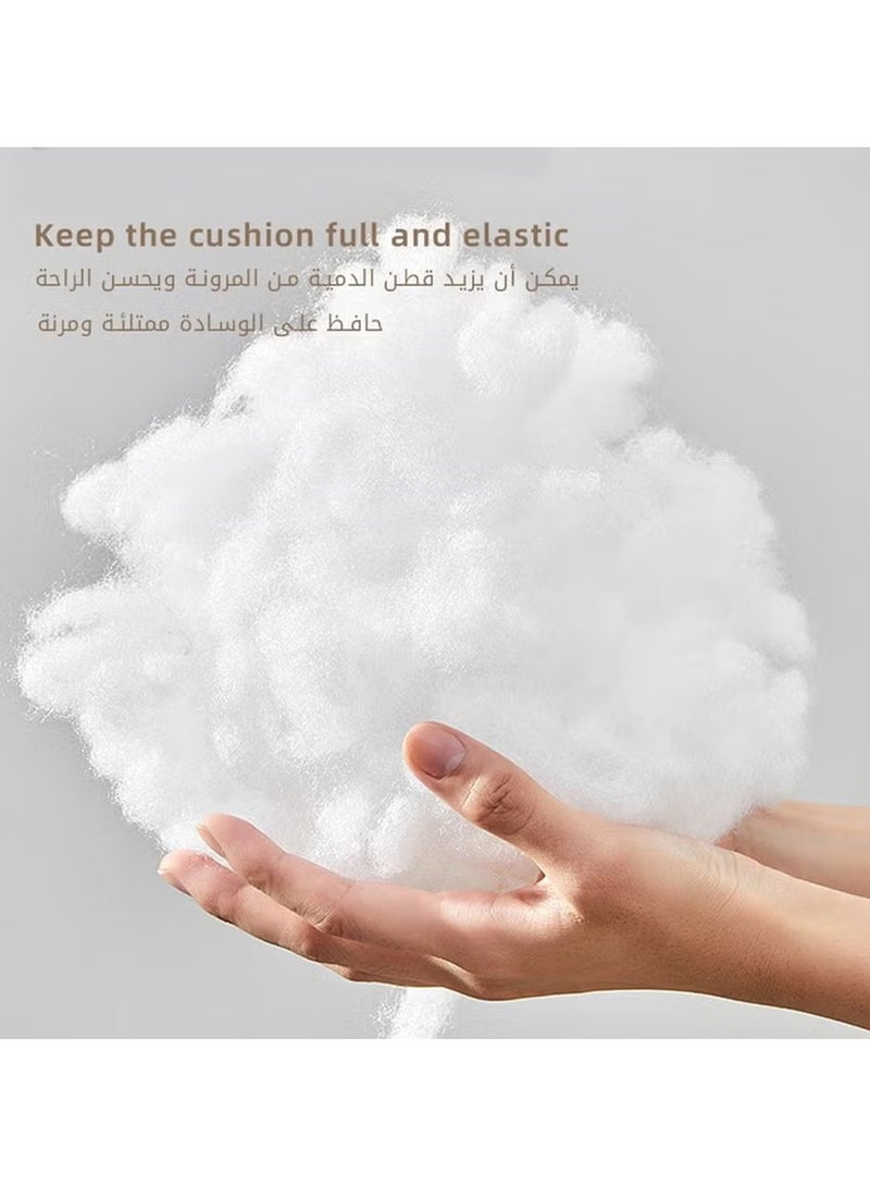 اويسيس مقعد دعم جلوس الطفل مع رف للألعاب، كرسي تعلم الرضيع - من النسيج الفليني الكريستالي مع حشو من القطن البولي بروبيلين. هدية مثالية للطفل الصغير لتعلم الجلوس. - Image 5