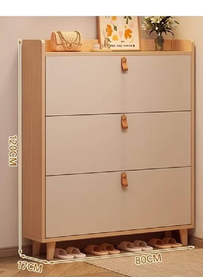 NKX Luxury Multifunctional Entryway Shoe Cabinet & Drawer Storage 80 CM - Image 5