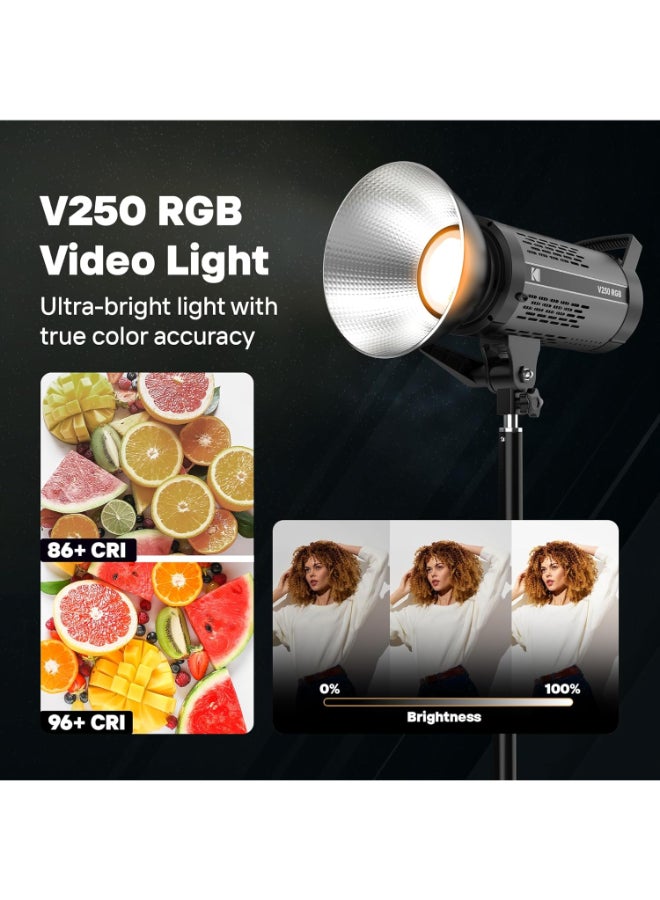 Kodak Certified Pre Owned - V250 RGB Video Light with Reflector black - Image 2