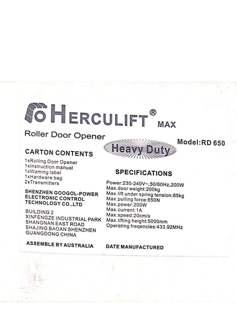 HERCULIFT - Door Machine Automatic - Image 1