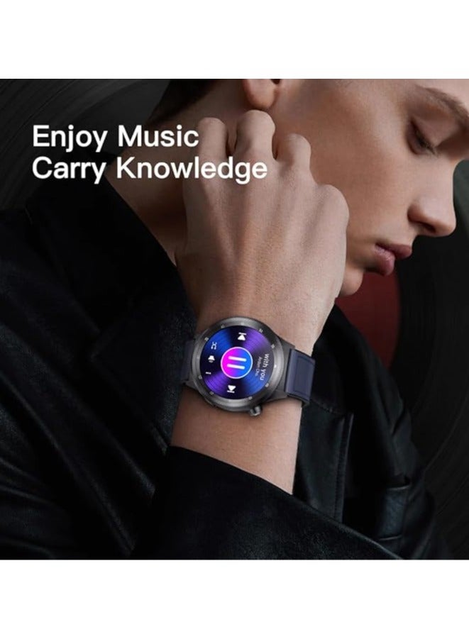 KUMI Watch Gear GT3, 1.43-inch AMOLED Screen, Dual Rotating Dial, ChatGPT Integration, Health Monitoring, 100+ Sports Modes - Image 3