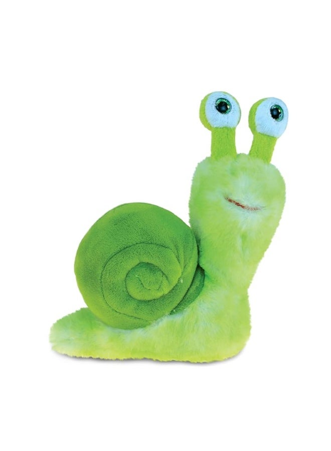 Puzzled DolliBu Green Snail Plush  Super soft stuffed animal Snail Cute Realistic Stuffed Animal Snail Toy for Boys and Girls Adorable Plush Animal Snail Gift for Baby Kids and Adults  7 Inches - Image 4