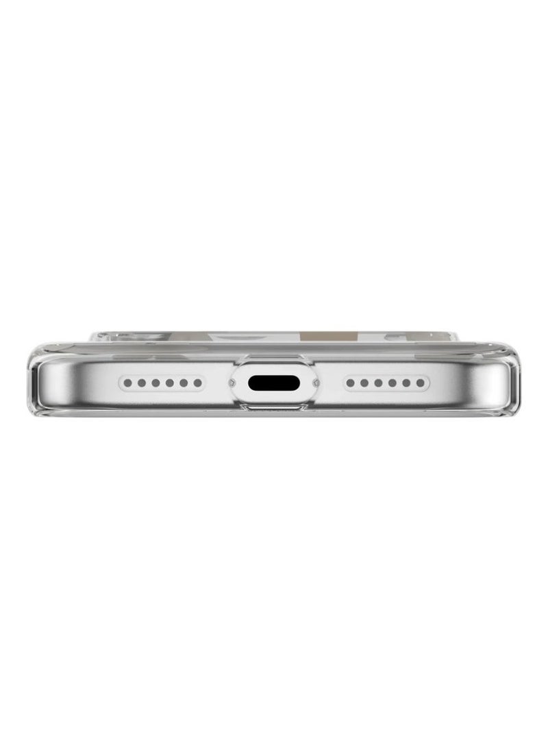سويتش إيزي جراب SwitchEasy Fleur ثلاثي الأبعاد المقاوم للصدمات لهاتف iPhone 17 Pro Max | MagSafe - رمادي ذهبي - Image 2