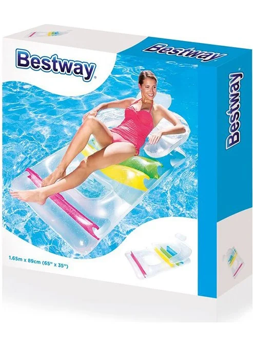 بست واي Inflatable Sea Mattress With Back Support 43011