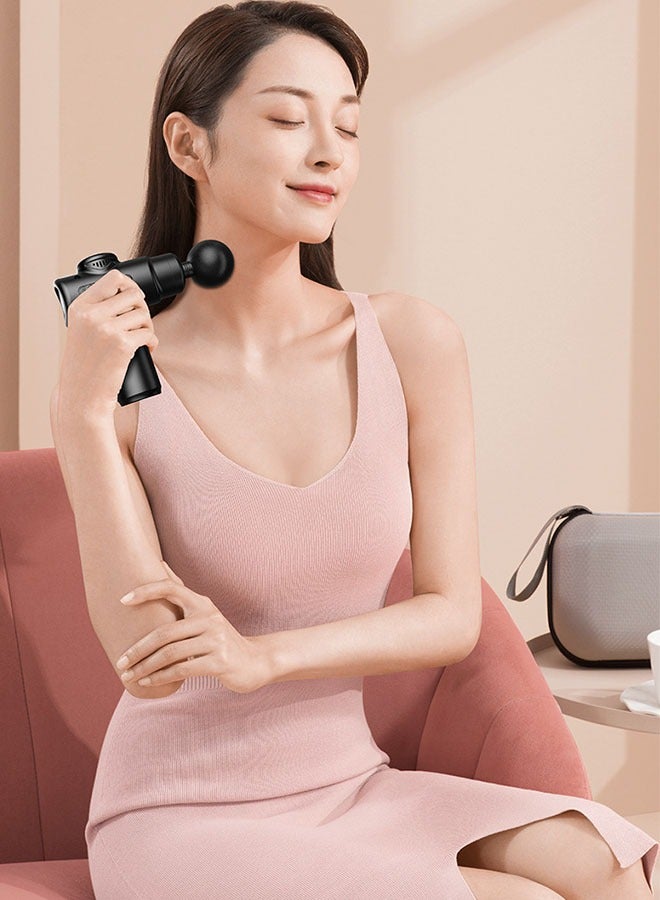 General Mini Massage Gun, Percussion Deep Tissues Muscle Massager Gun with 6 Speeds, Type-C Charging, 35DB Ultra Quiet, Portable Electric Handheld Body Massager for Back Neck Pain Relief  - Image 5
