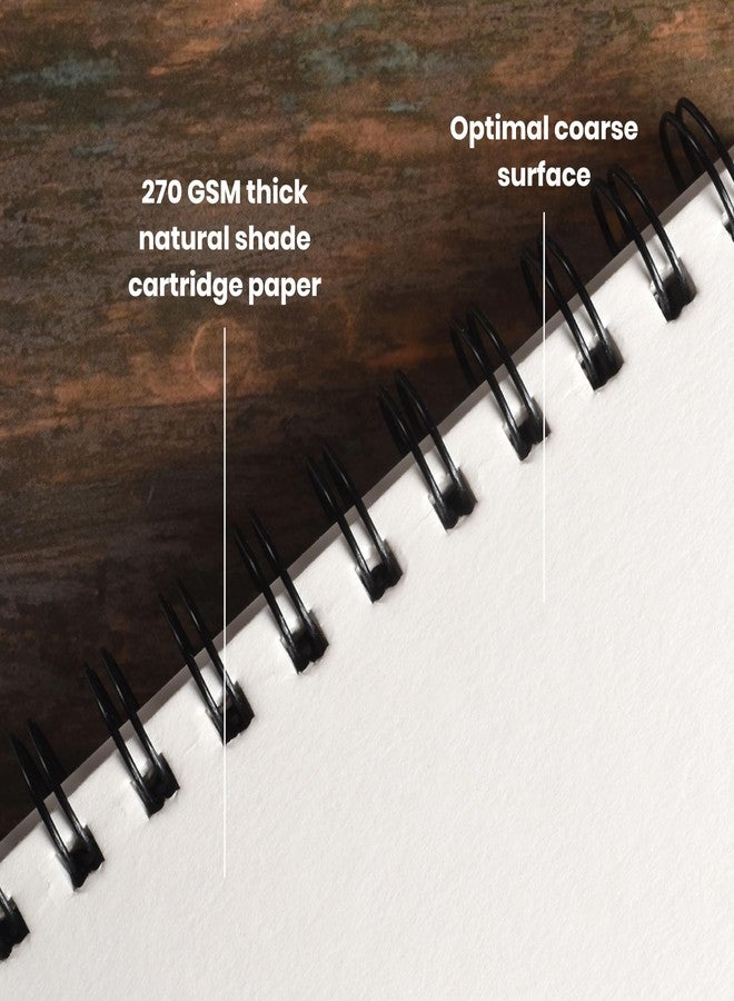 Scholar 270 GSM Artist Pad - Meastro (Wire Bound, 24 Sheets) (A4) - Image 4